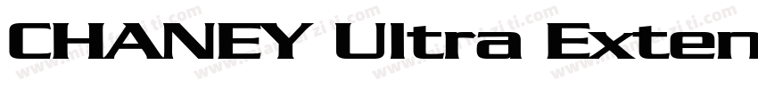 CHANEY Ultra Extended字体转换